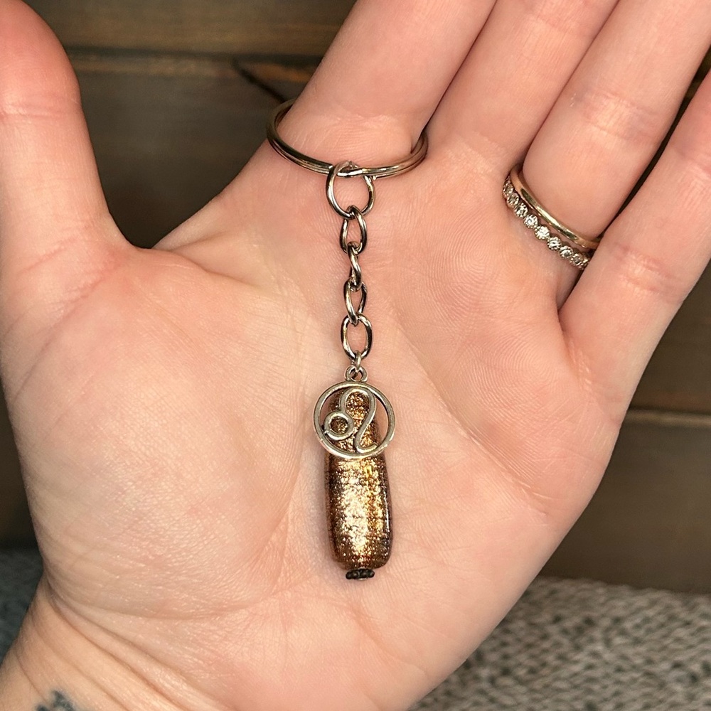Leo Zodiac Keychain
